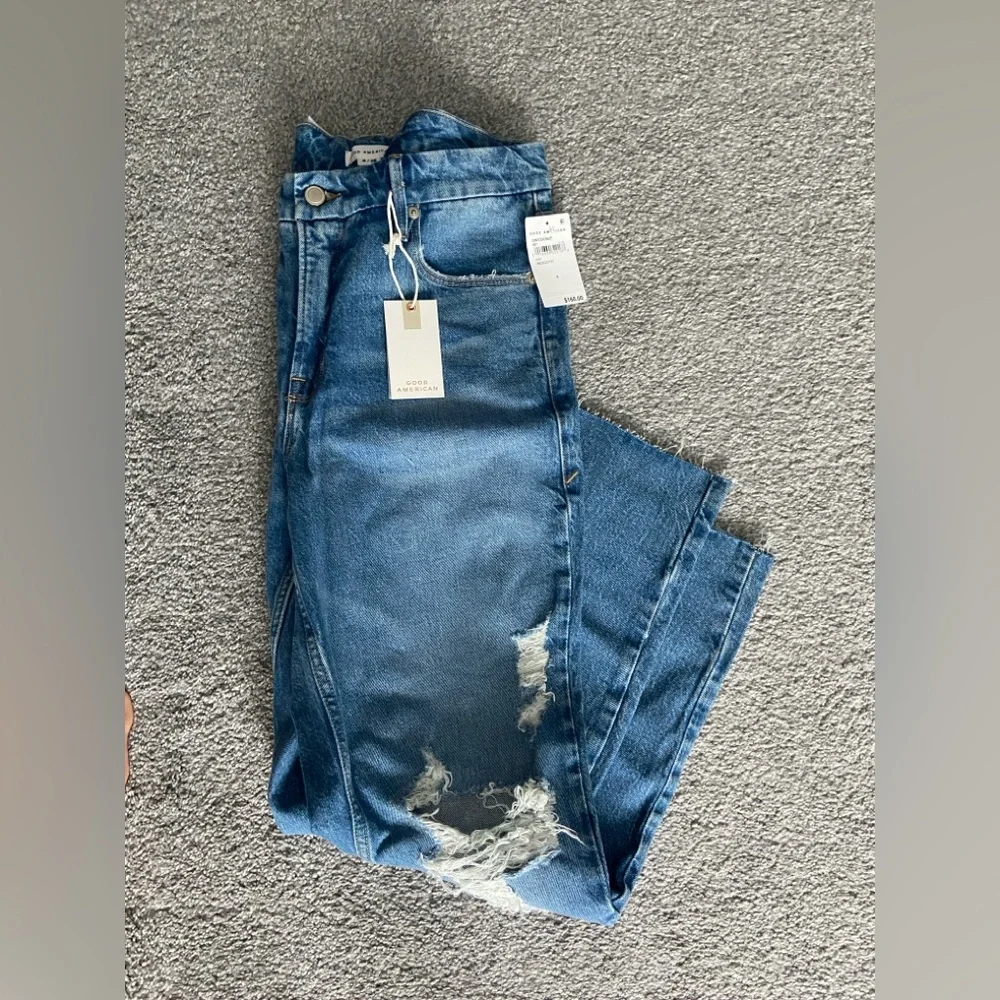 Distressed Good American Jeans - Picture 1 of 11